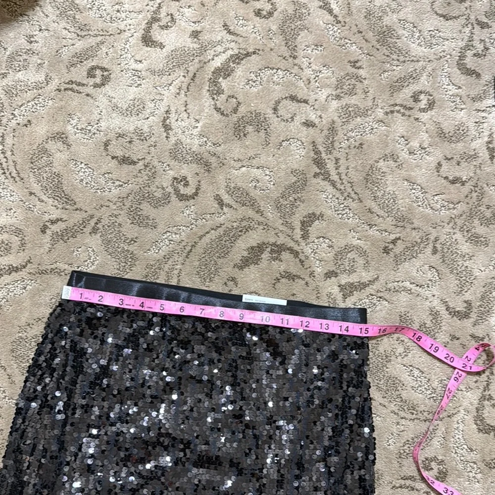 Sequin Black Skirt - Picture 2 of 5